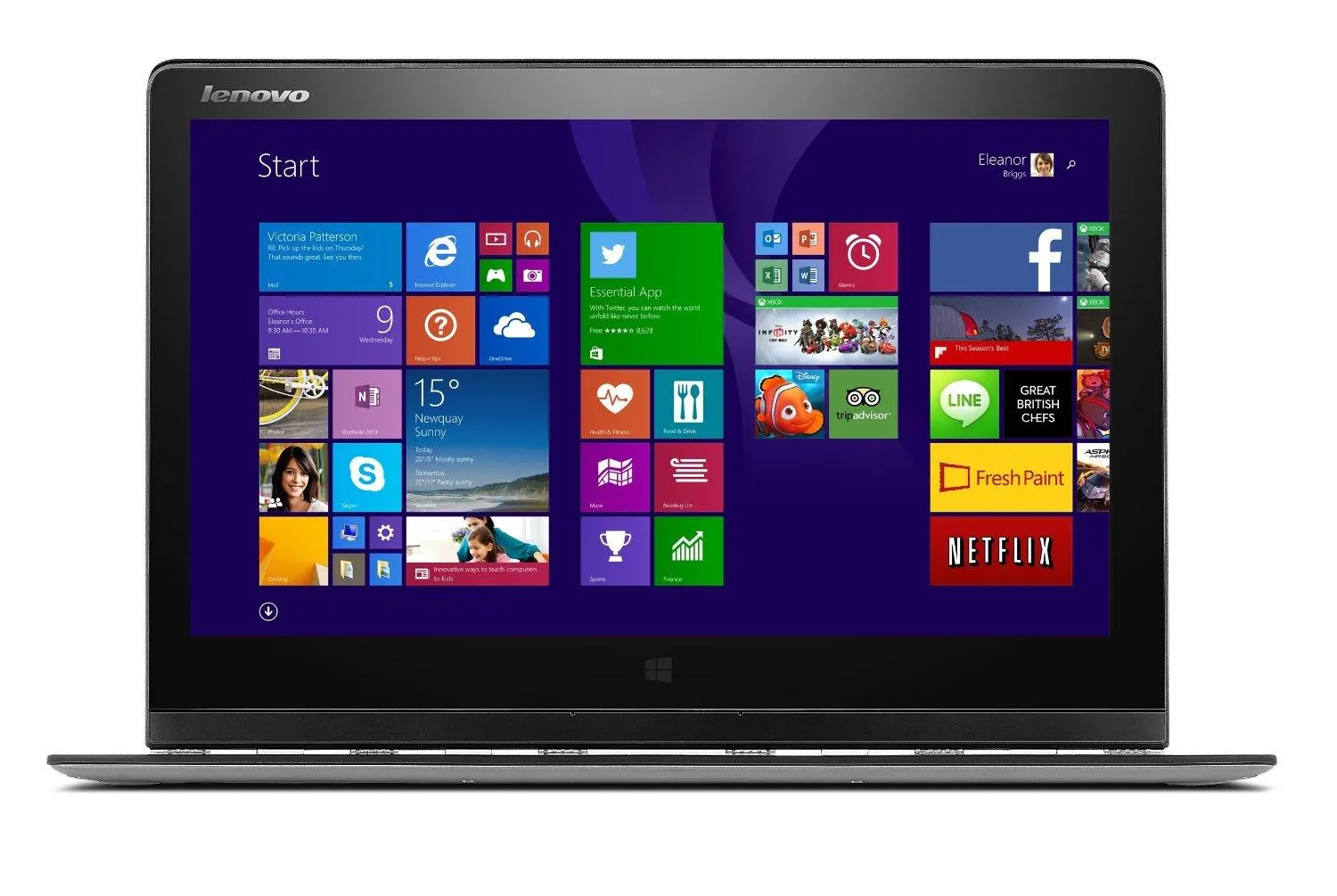 Lenovo Yoga 3 Pro-1370 Laptop Intel 1,10 GHz 8GB RAM 512GB SSD QHD+ 3200x1800 W10P
