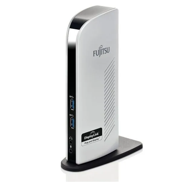 Fujitsu Portreplikator PR08 USB 3.0 Dock DisplayLink mit Netzteil ohne USB Kabel