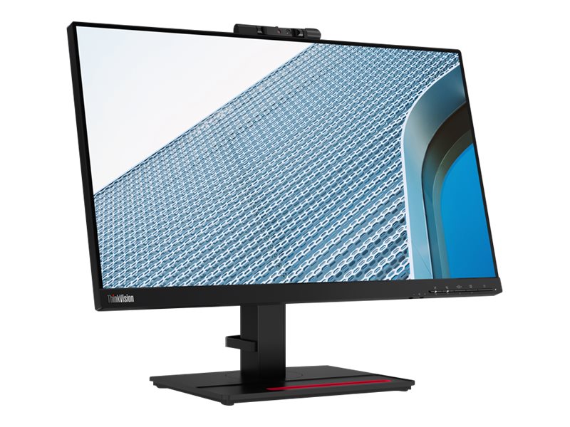 Lenovo ThinkVision T24v-20 | 23.8" | LED IPS Full HD Monitor | Webcam | HDMI DP VGA