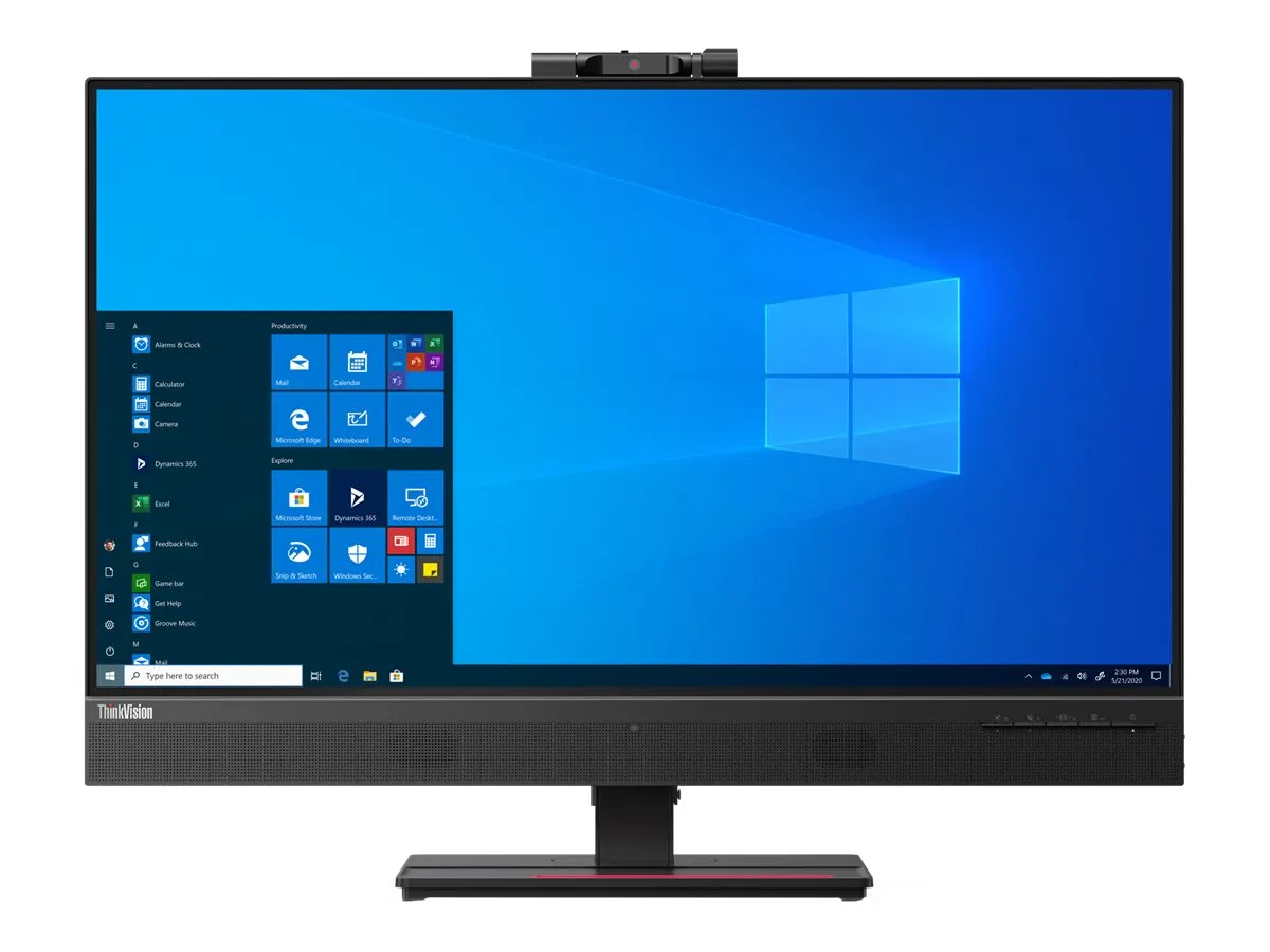Lenovo ThinkVision T27hv-30 | 27" | QHD | IPS | Webcam | schwarz