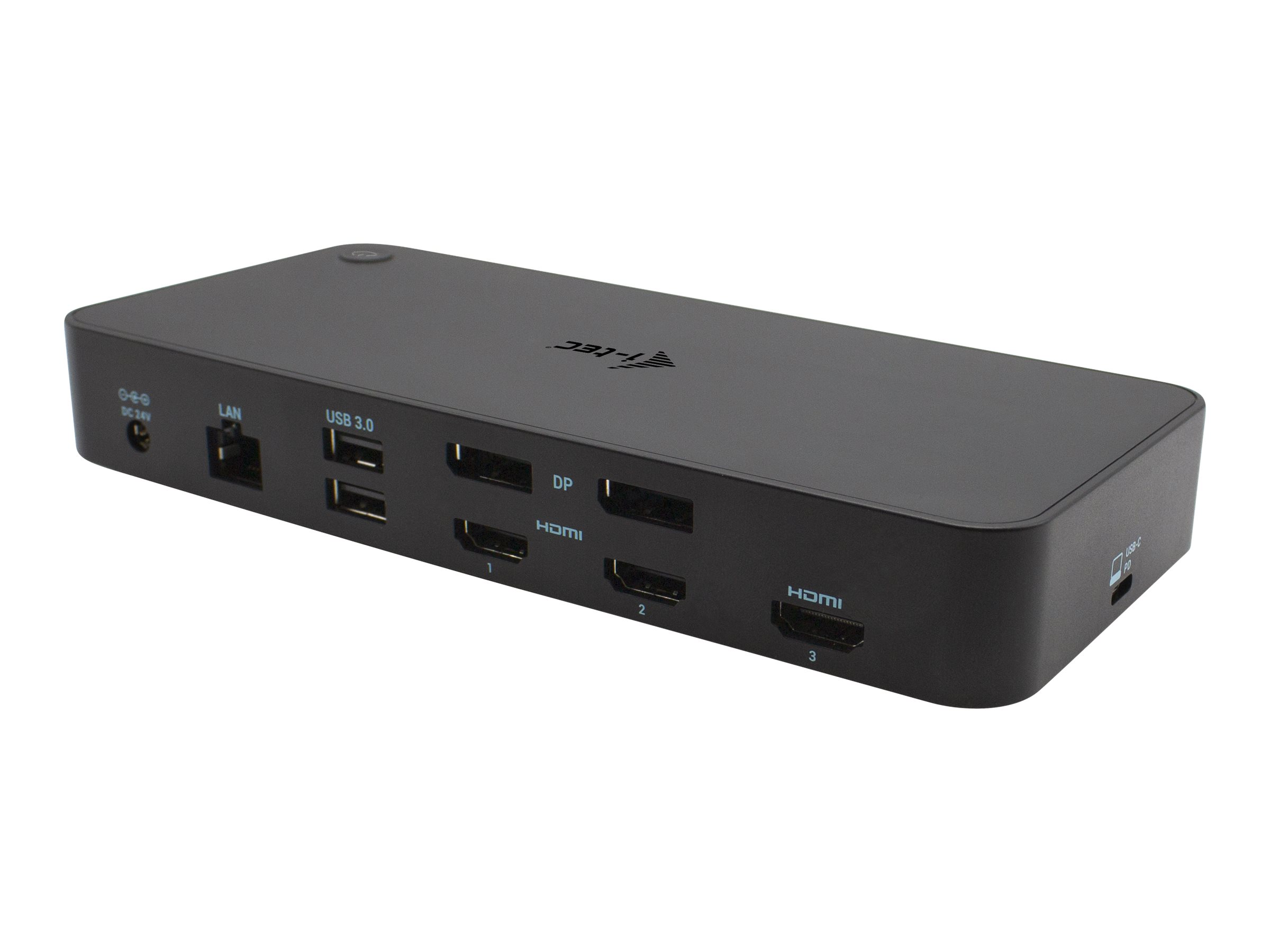 i-tec USB-C/Thunderbolt 3 Triple 4K Dockingstation | 2x DisplayPort 3x HDMI | ohne Netzteil