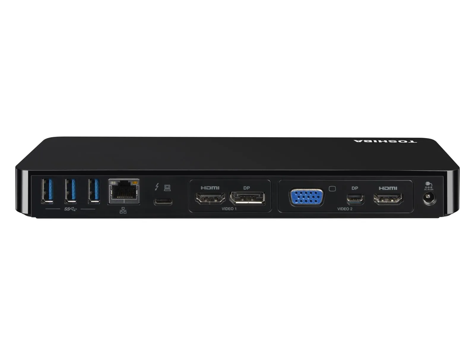 Toshiba Thunderbolt 3 Docking Station | HDMI DP VGA | ohne Netzteil