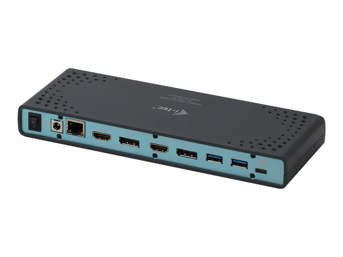 i-tec USB 3.0 / USB-C Universal Dockingstation | 5K / Dual 4K | 2x DP 2x HDMI | ohne Netzteil