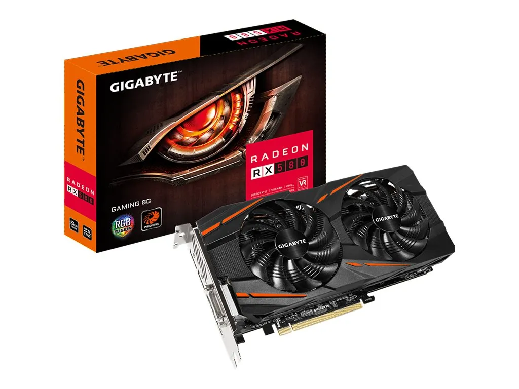 Gigabyte AMD Radeon RX 580 Gaming 8GB GDDR5 Grafikkarte DP HDMI DVI-D