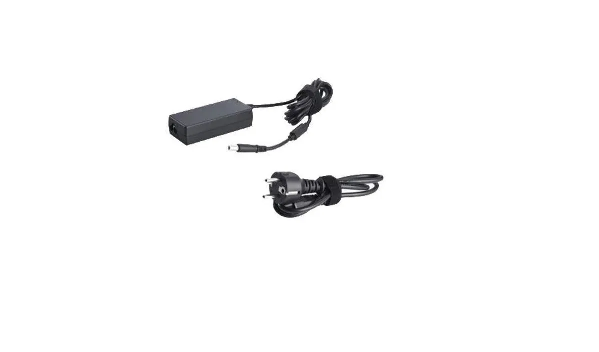 DELL Netzteil 65 Watt 19.5V | AC Adapter |  Ladegerät mit Netzkabel für Notebook