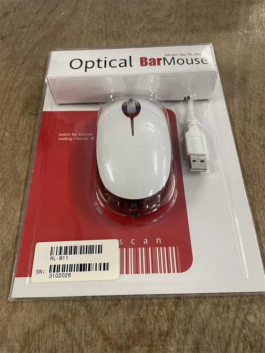 Optical Bar Mouse Model No. RL-M11 | Barcode Reading