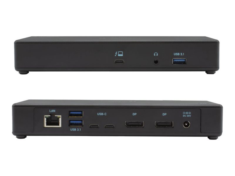 i-tec Thunderbolt 3 Dockingstation | USB-C Dual DisplayPort 4K Dock | ohne Netzteil
