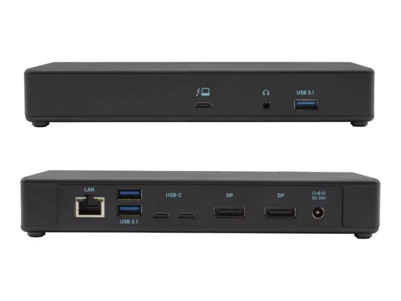 i-tec Thunderbolt 3 Dockingstation | USB-C Dual DisplayPort 4K Dock | ohne Netzteil