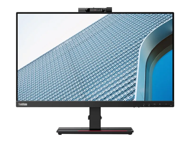 Lenovo ThinkVision T24v-20 | 23.8" | LED IPS Full HD Monitor | Webcam | HDMI DP VGA