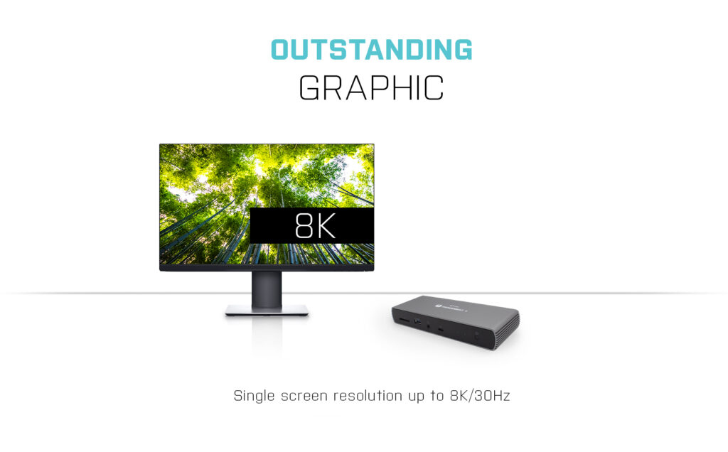 i-tec Thunderbolt 4 Dockingstation | Dual Display 1x 8K 2x 4K | TB4 HDMI USB | ohne Netzteil