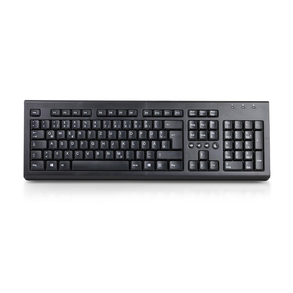 HP Unbranded Katydid USB Keyboard | QWERTZ | Tastatur Deutsch