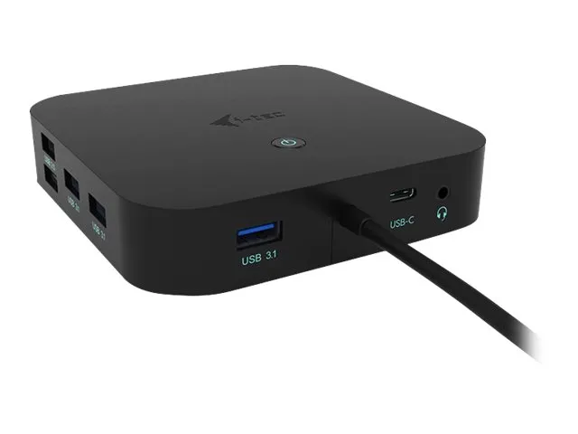 i-tec USB-C Dockingstation | 4K 2x DisplayPort | Universal Dock | inkl. 65 Watt Netzteil