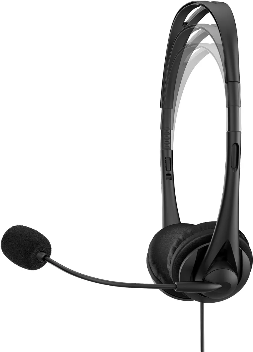 HP Stereo Headset G2 | 3,5mm Stecker | On-Ear | Kabelgebunden | Schwarz