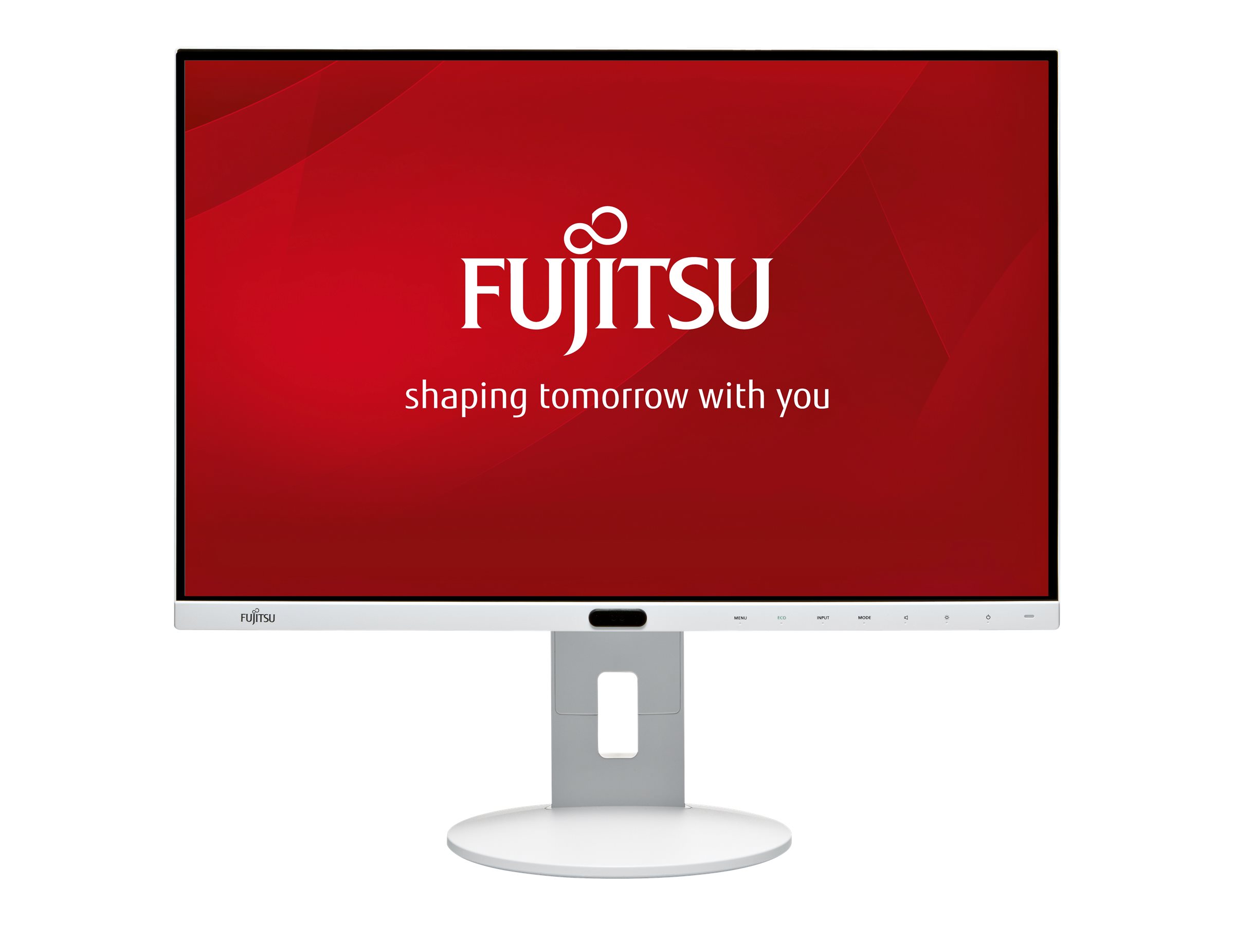 Fujitsu Monitor P24-8 WE Neo | 24.1 Zoll | WUXGA | Webcam | DisplayPort HDMI DVI | Weiß
