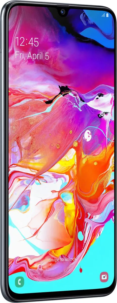 Samsung Galaxy A70 128GB Dual Sim Schwarz Smartphone ohne Simlock ohne Vertrag