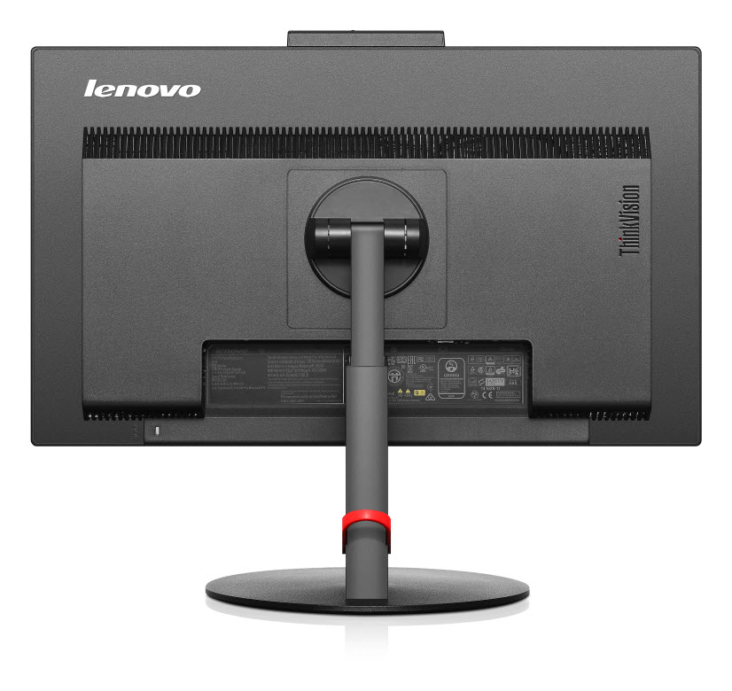Lenovo ThinkVision T2224zD | 21,5" | Full HD LED IPS Monitor | Webcam VGA HDMI DP | Schwarz