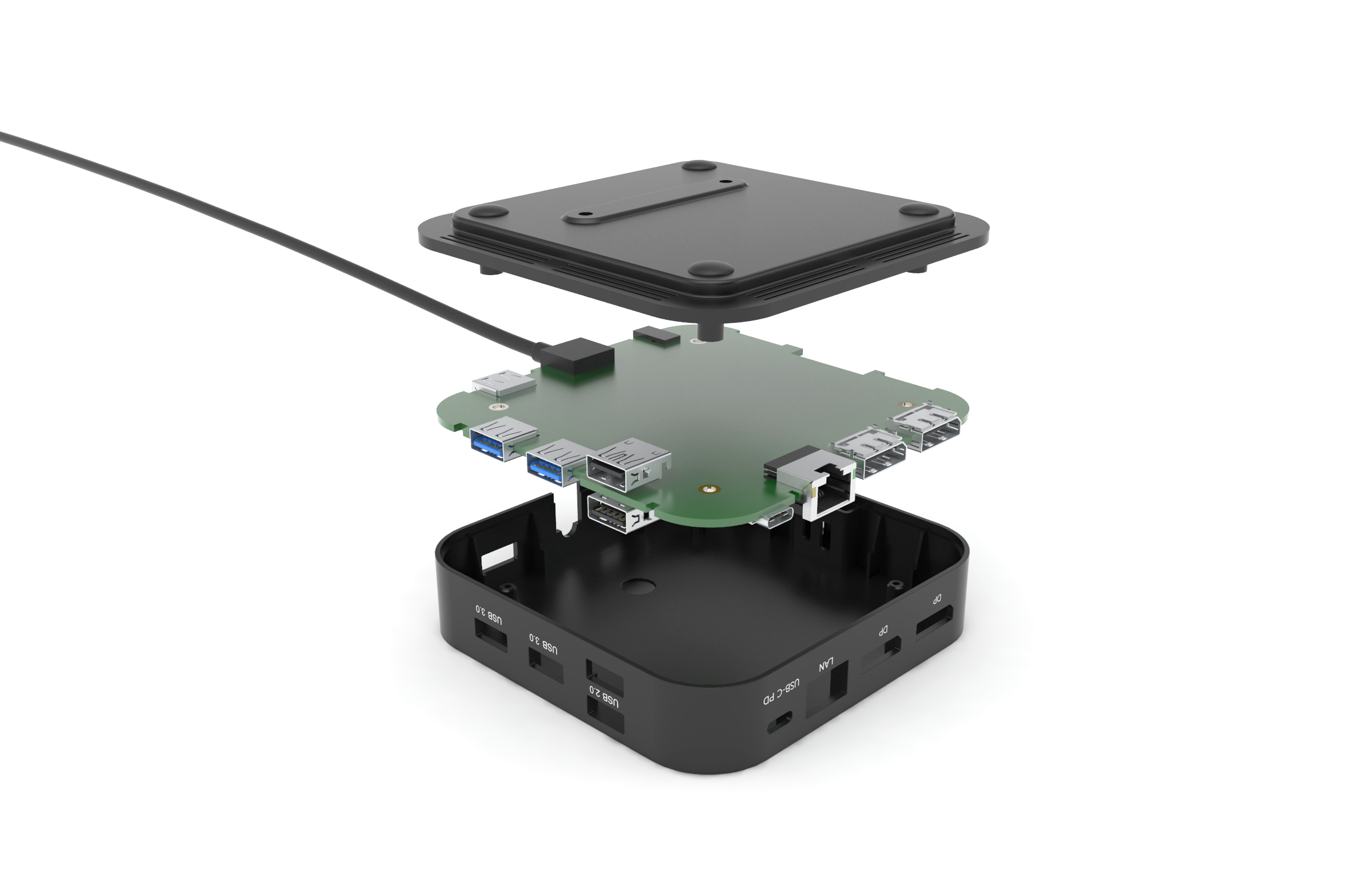 i-tec USB-C Dockingstation | 4K 2x DisplayPort | Universal Dock | inkl. 65 Watt Netzteil