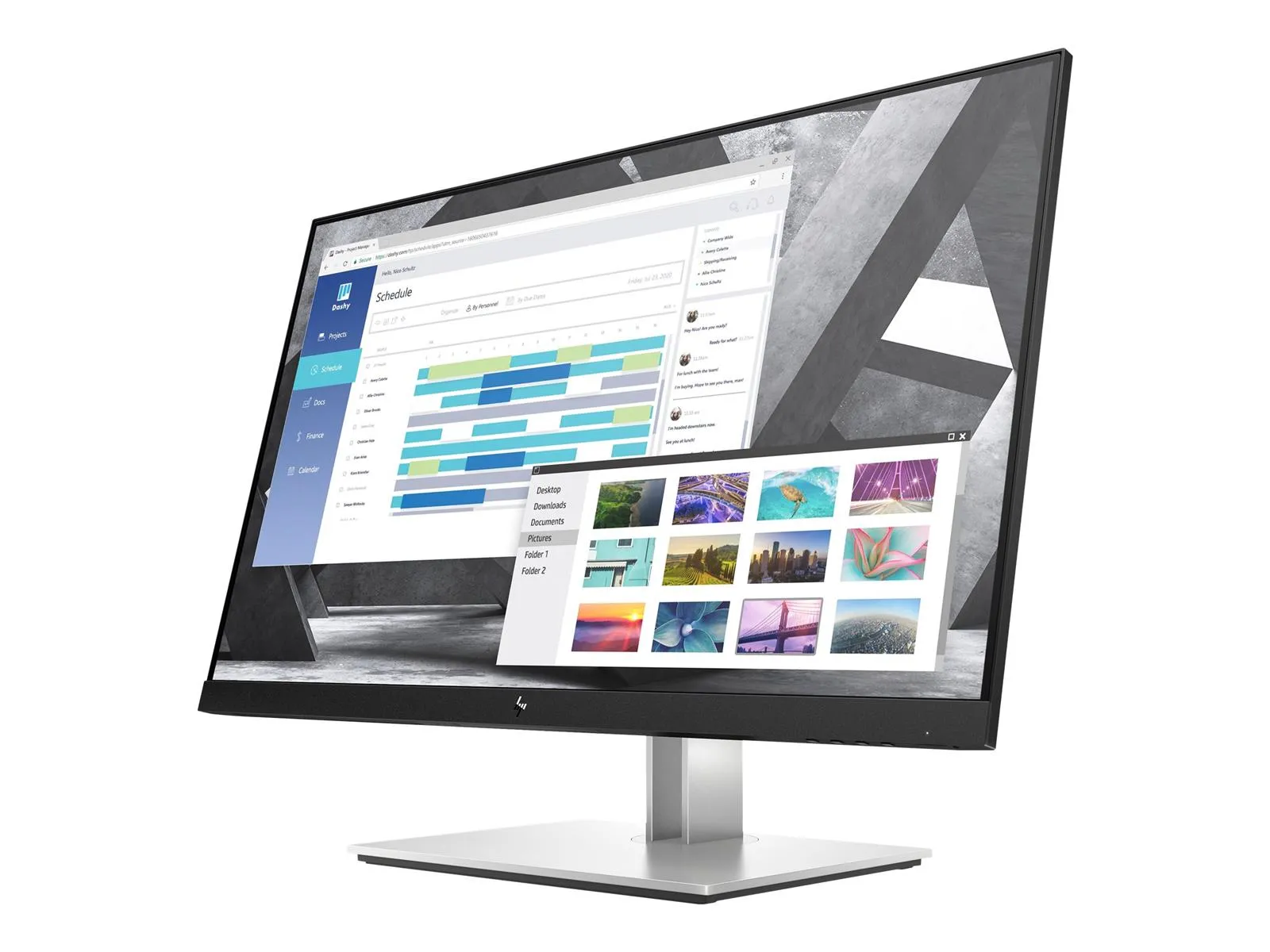 HP E27q G4 Monitor | 27" | QHD | HDMI DisplayPort VGA | schwarz