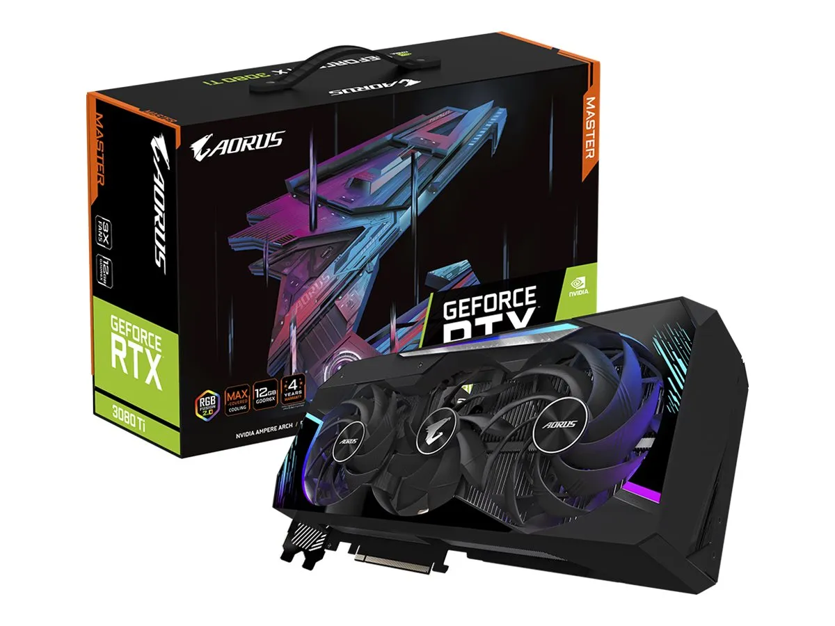 Gigabyte AORUS MASTER GeForce RTX 3080TI OC 12GB GDDR6X Grafikkarte