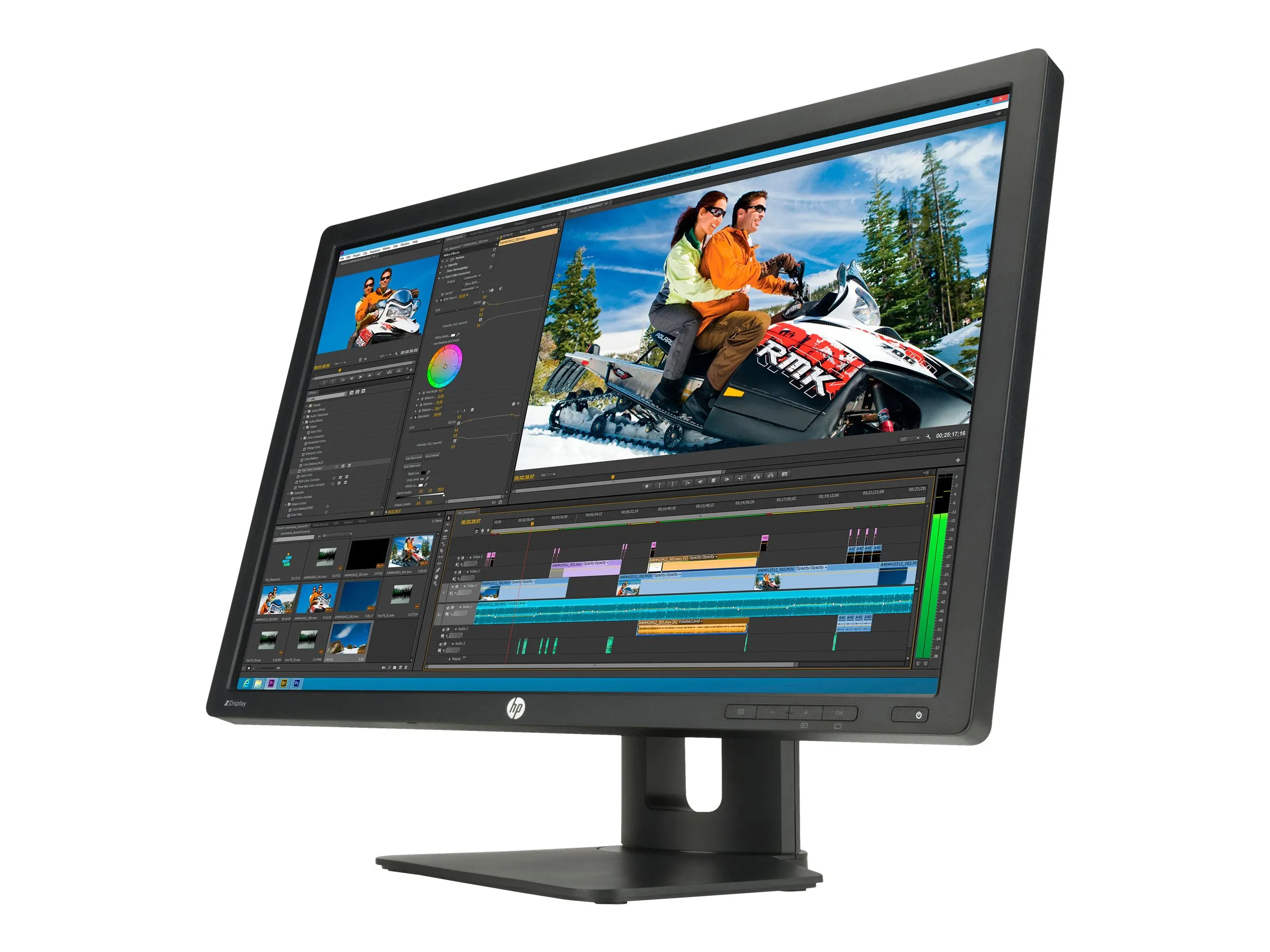 HP Z24i Monitor | 24" | WUXGA | DisplayPort DVI VGA | schwarz