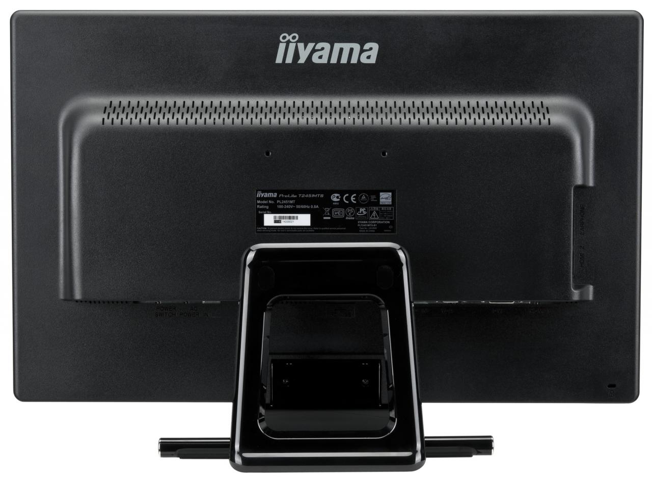 iiyama ProLite Monitor T2336MSC-B1 | 23" | IPS | DVI VGA HDMI | FHD | Touch | Schwarz
