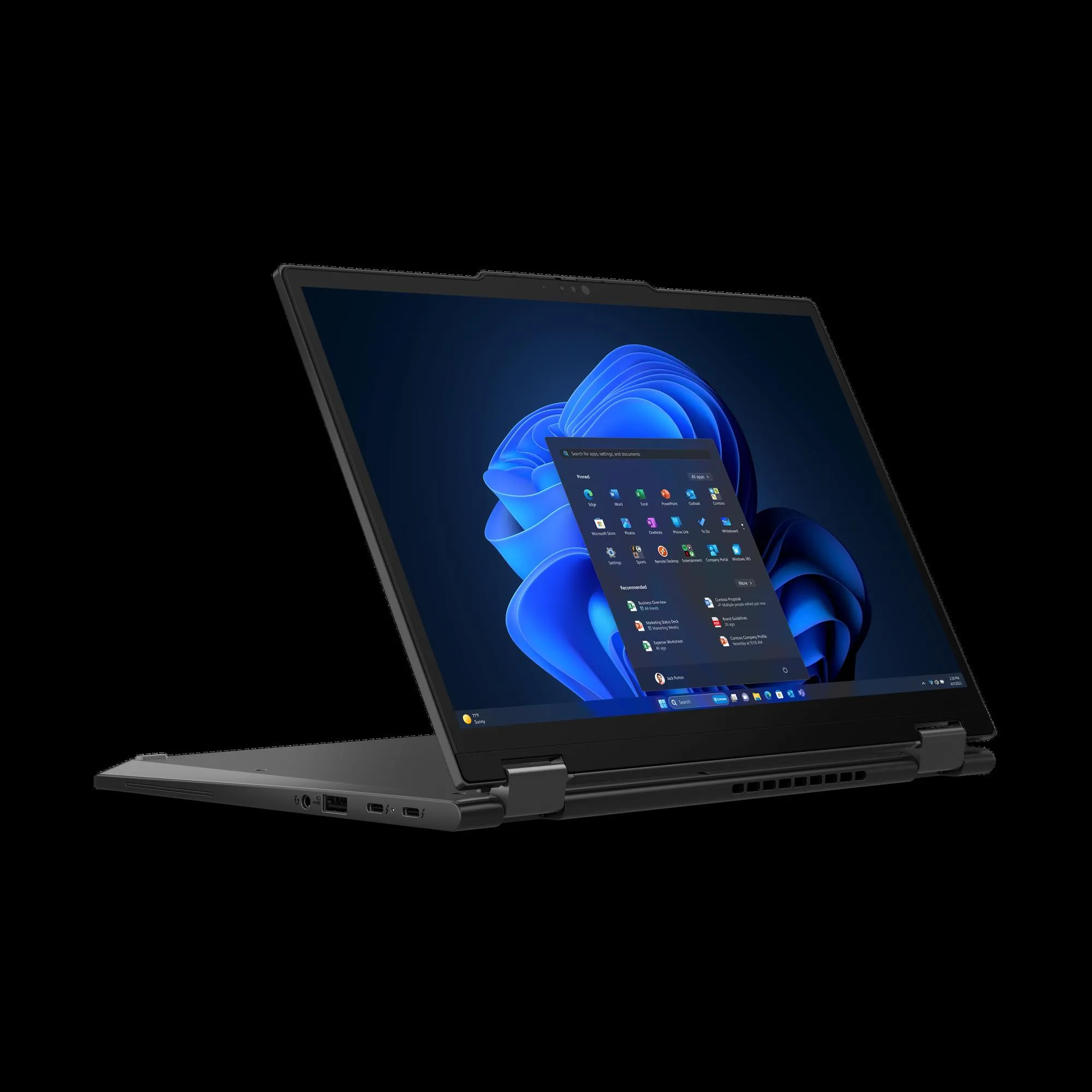 Lenovo ThinkPad X13 Yoga Gen 5 | 13,3" | Intel Core Ultra 7 155U | 16GB RAM | 512GB SSD | 5G | WUXGA | Win 11 Pro | DE