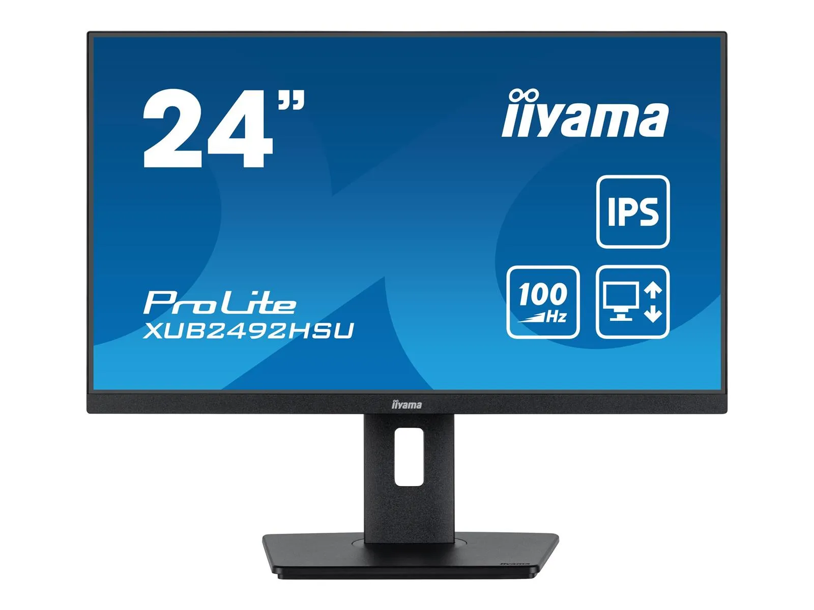 Iiyama ProLite Monitor XUB2492HSU | 24" | Full HD | 100 Hz | DP HDMI USB | Schwarz