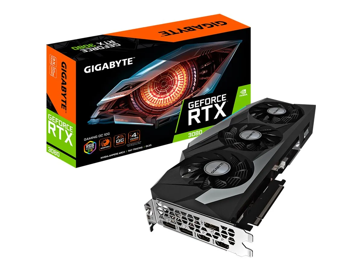 Gigaybyte Gaming GeForce RTX 3080 OC 10GB GDDR6X Grafikkarte NON-LHR
