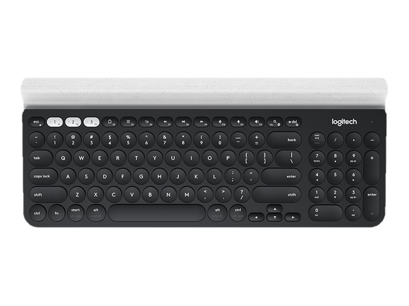 Logitech Tastatur K780 Multi-Device | USB-Tastatur | kabellos | schwarz | Belgisch