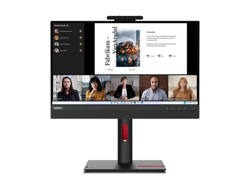 Lenovo ThinkCentre Tiny-in-One 22 Gen 5 | 22" | Full HD | Touch | HDMI DisplayPort | schwarz