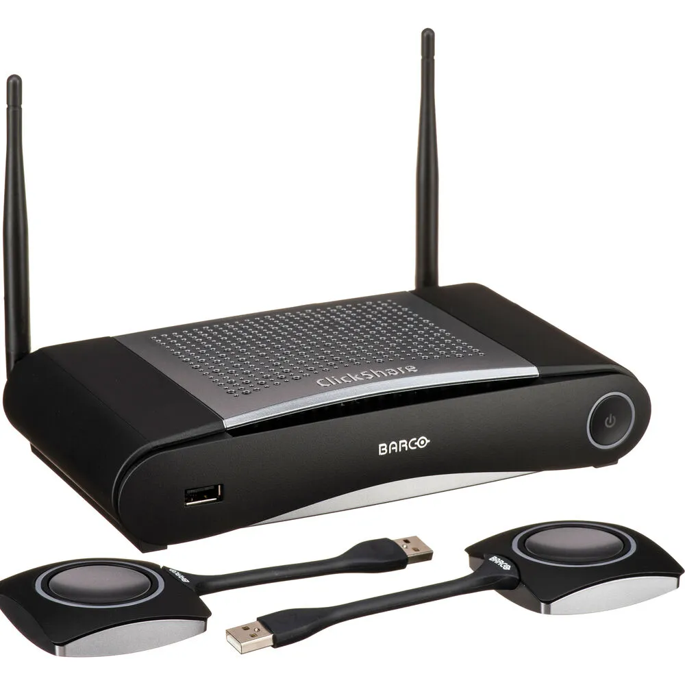 Barco ClickShare CSE-200 | drahtloses Präsentationssystem | inkl. 1 USB-A Button