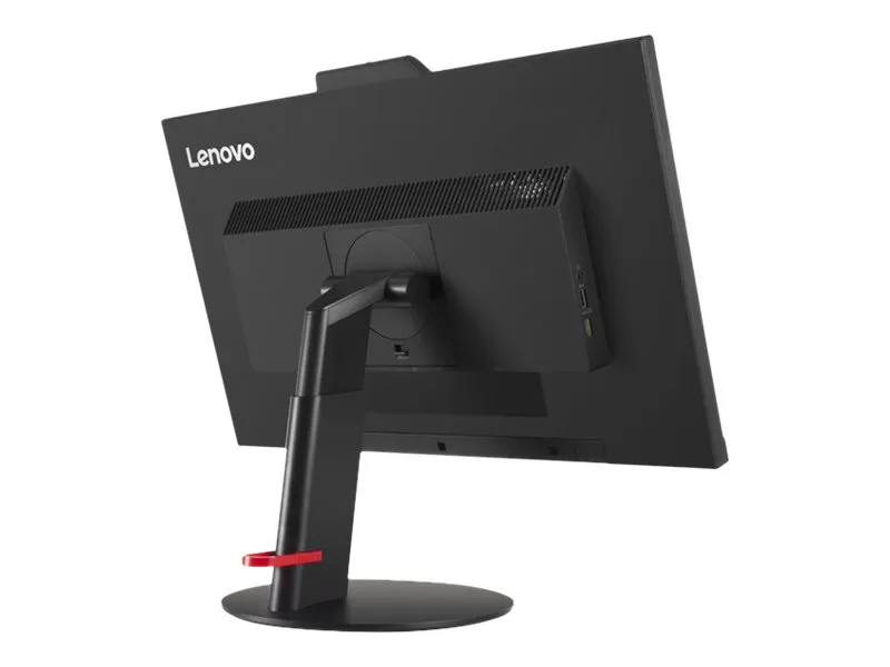 Lenovo ThinkVision T24v-10 | 23.8" | LED IPS Full HD Monitor | Webcam | HDMI DP VGA | Schwarz