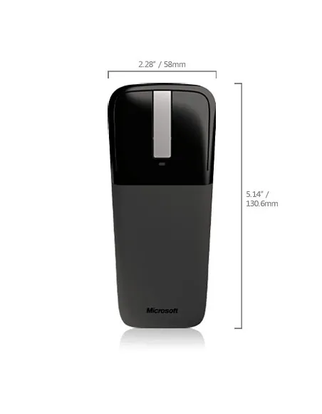 Microsoft Arc Touch Maus | schwarz | kabellos | optisch | 2 Tasten