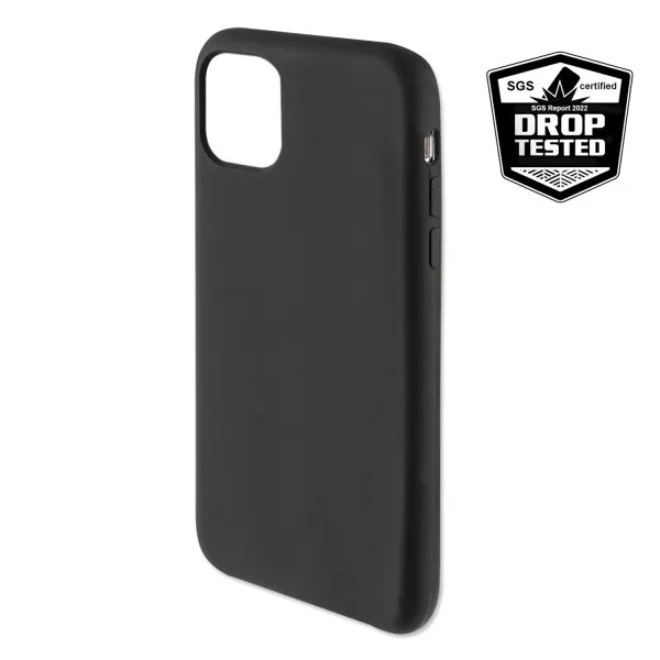 4smarts iPhone 15 Silicone Case | MagSafe Compatible | Schwarz