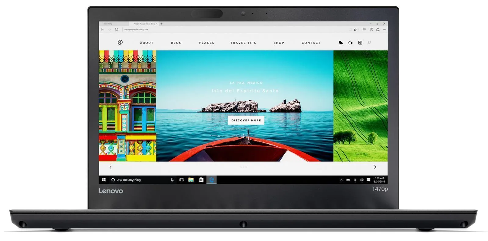 LENOVO ThinkPad T470p | 14" | i5-7440HQ | 8GB | 256GB SSD | Full HD | Win 10 Pro | US - Teildefekt