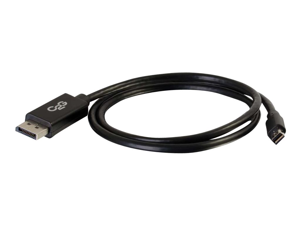 2m Adapterkabel Mini-DisplayPort auf DisplayPort | Schwarz | DisplayPort-Kabel - Mini DisplayPort