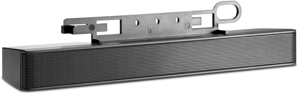 HP LCD Speaker Sound Bar | Soundbar für Monitore | 2.5 Watt | schwarz