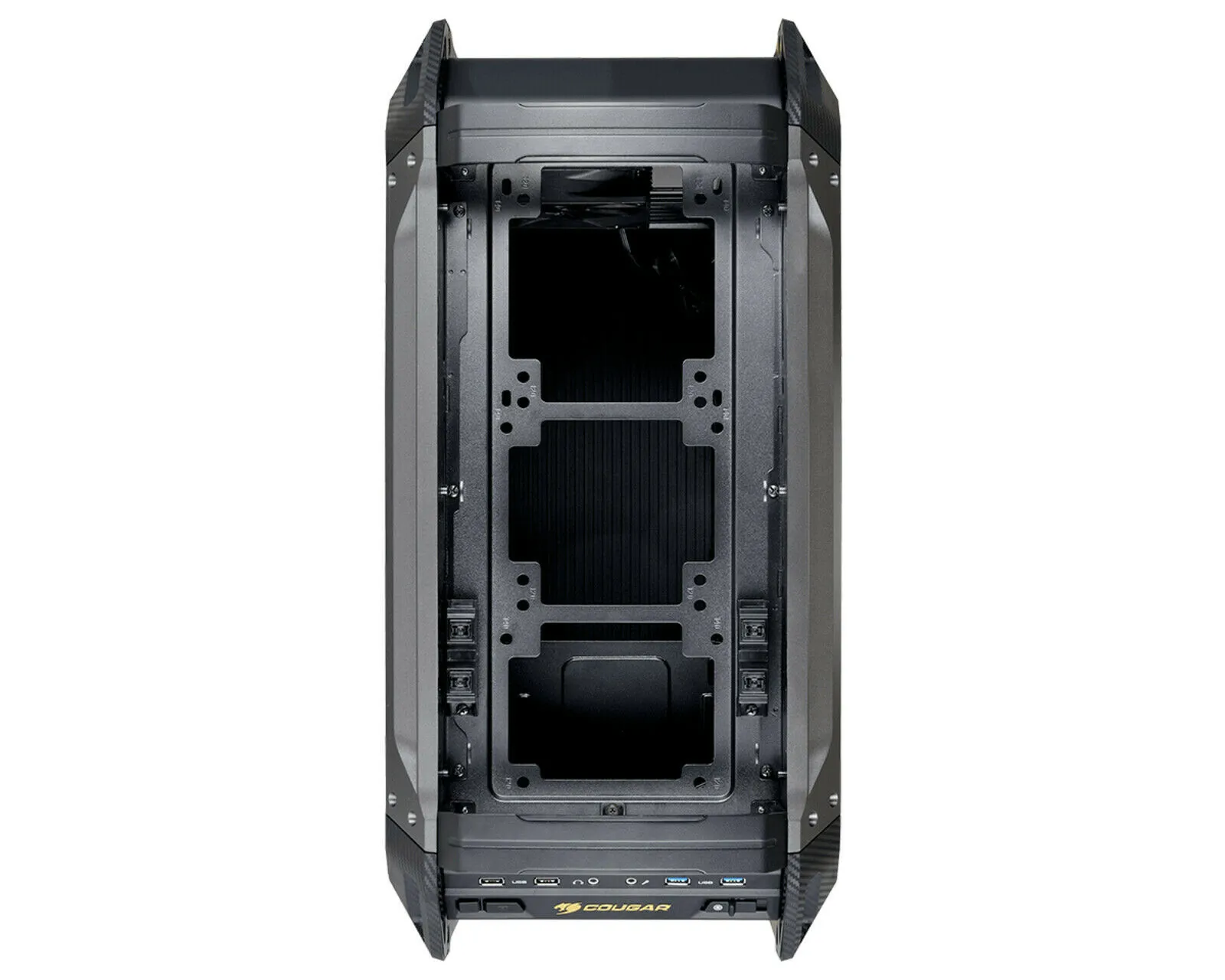 COUGAR PANZER MAX G PC Tower Gehäuse Schwarz/Transparent ATX CEB E-ATX