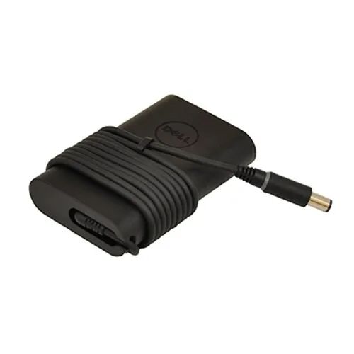 Laptop-Ladegerät von Dell mit platzsparender Kabelführung und Hohlstecker