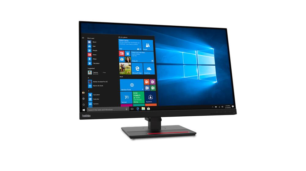 Lenovo ThinkVision T27h-2L | 27" | QHD | LED | HDMI DP USB-C | schwarz - ohne Standfuß