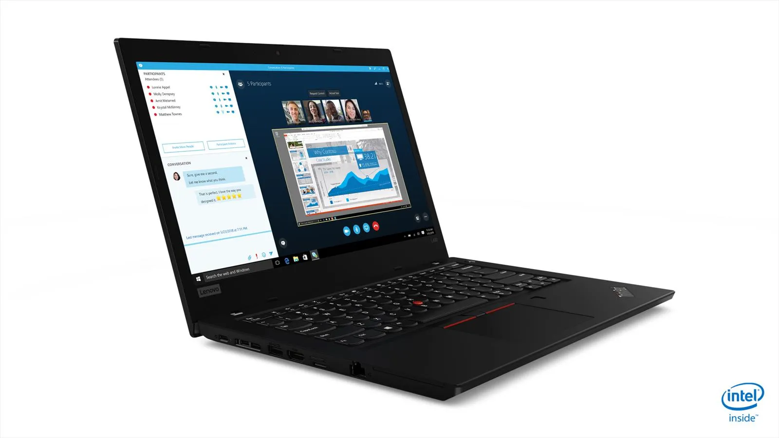Lenovo ThinkPad L490 20Q5002GGE 14 Zoll FHD, Quad Core i5-8265U, 16GB RAM, 512GB SSD, LTE, W10P
