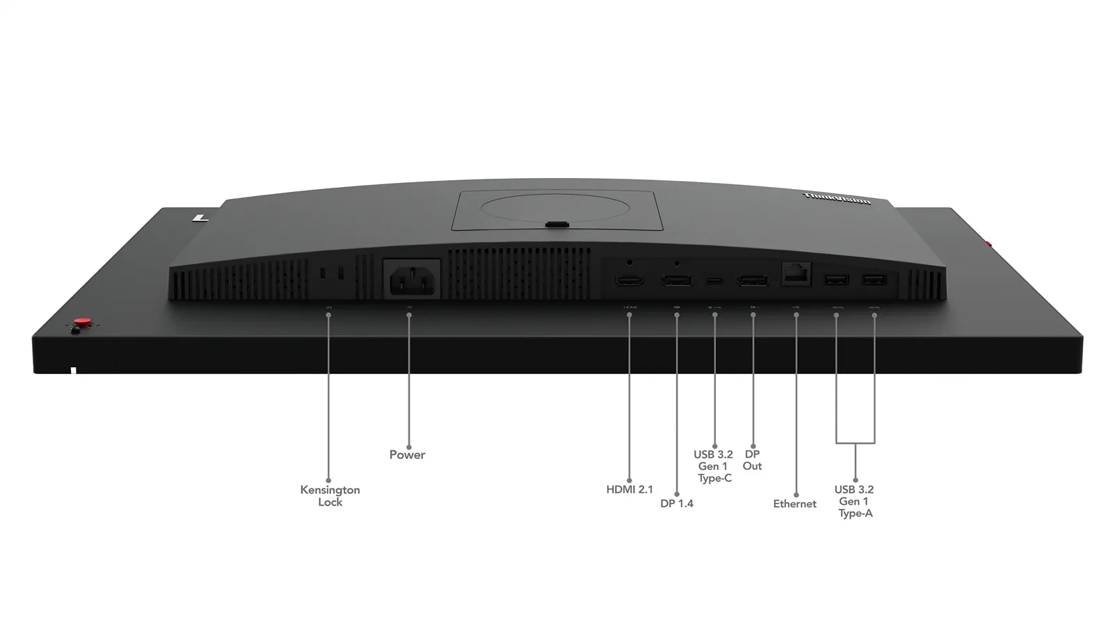 Lenovo ThinkVision T24mv-30 | 24" | LED IPS | 75Hz | Webcam | Full HD | schwarz