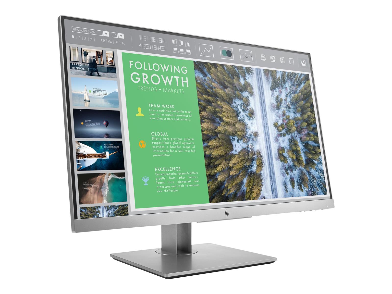 HP EliteDisplay E243 Monitor | 23.8" | Full HD | silber