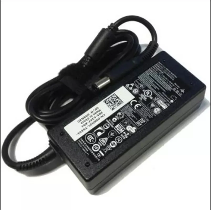 DELL Netzteil 65 Watt 19.5V | AC Adapter |  Ladegerät mit Netzkabel für Notebook