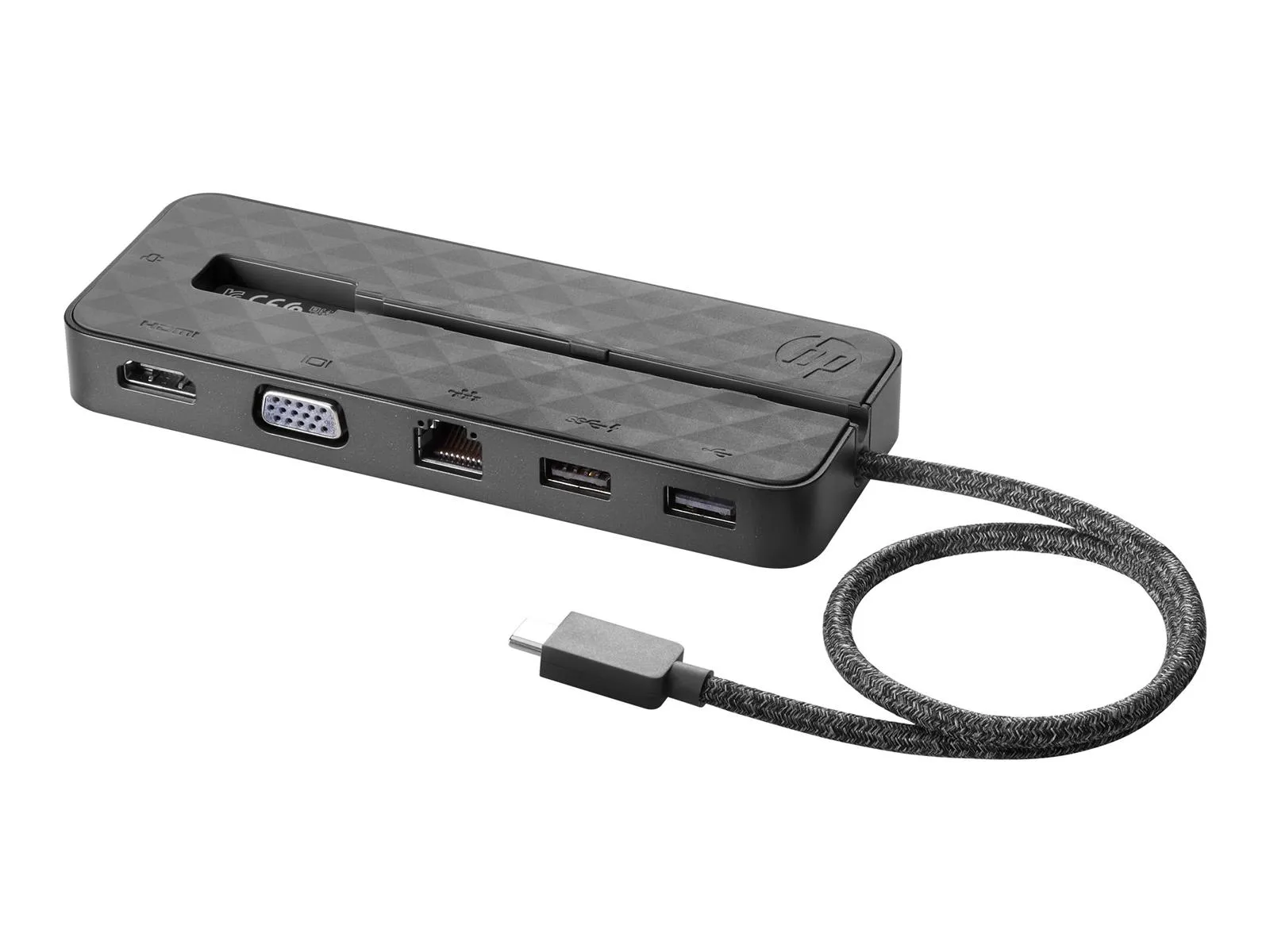 HP USB-C mini Docking Station | USB-C, VGA, HDMI
