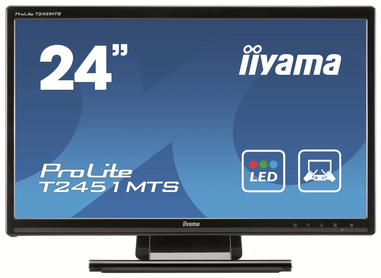 Iiyama ProLite Monitor T2451MTS | 23,6" | Full HD | Touch | schwarz