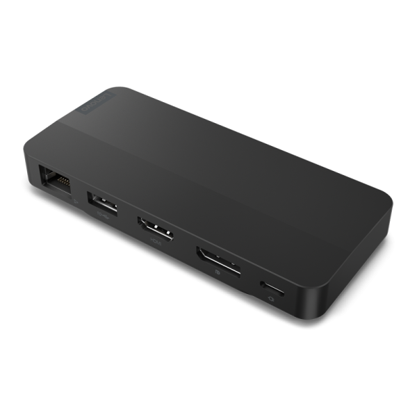 Lenovo USB-C Dual Display Travel Dock 40B9 | 4K UHD | USB-C DisplayPort HDMI | ohne Zubehör