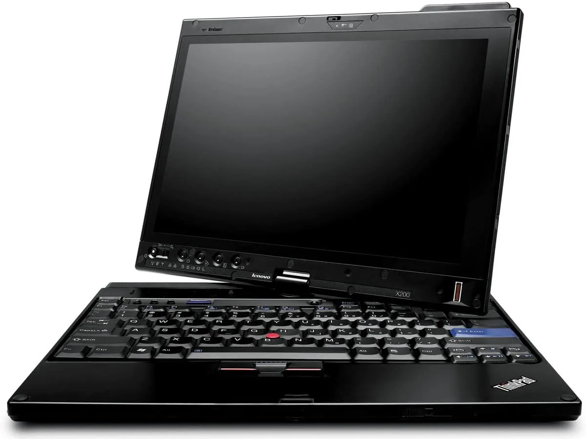 Lenovo ThinkPad X200 Tablet Intel 1,86GHz 4GB 250GB HDD HD 1280x800 Win 10 Pro