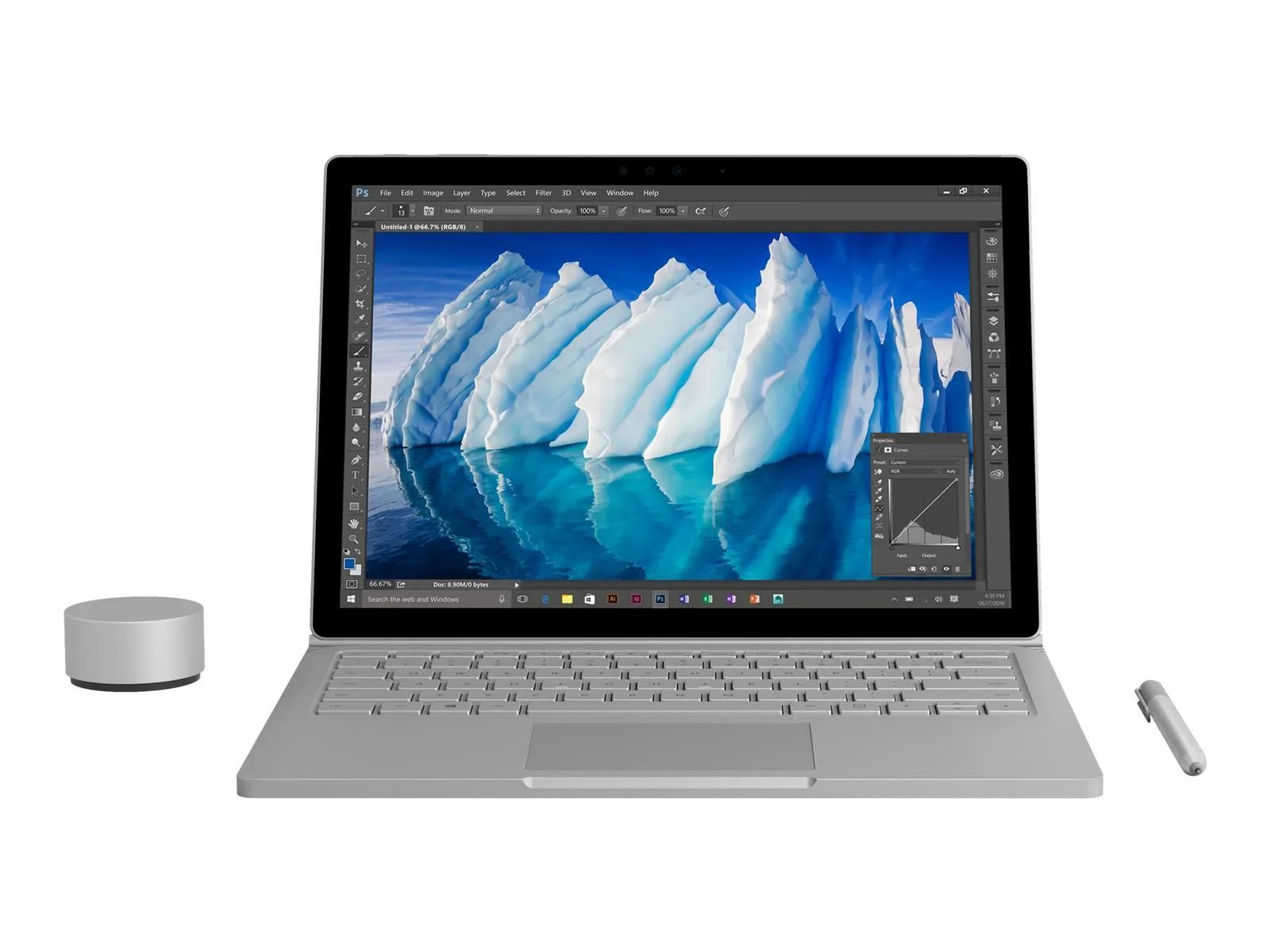 Microsoft Surface Dial Cursor Puck kabellos 2WR-00002 Model A1756