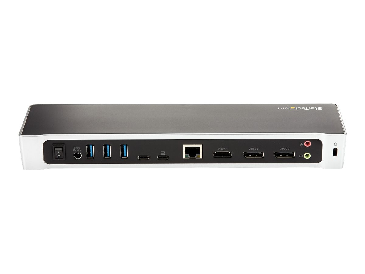 StarTech.com 4K USB-C Dockingstation | Triple Monitor | ohne Netzteil